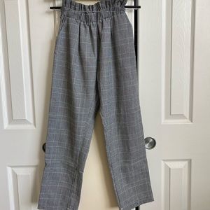 *SOLD* Plaid pants with green details